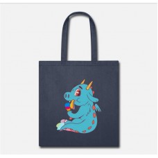 Dragon Dragon Navy Tote Bag